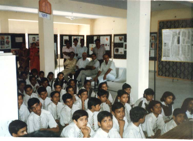 A school Assembly hall in Jaipur, India